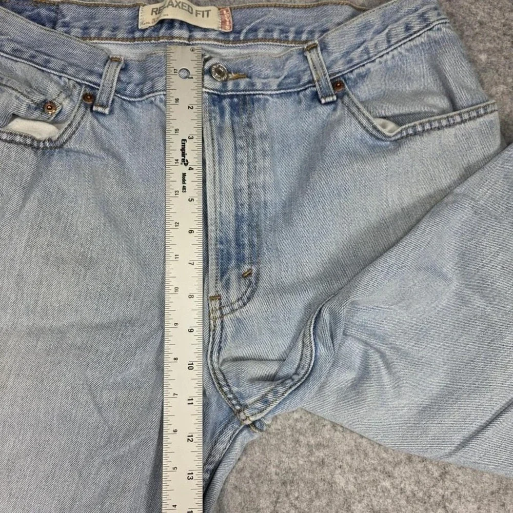 Levi's Jeans Mens 36x29‎ Blue Relaxed Fit Light Wash
